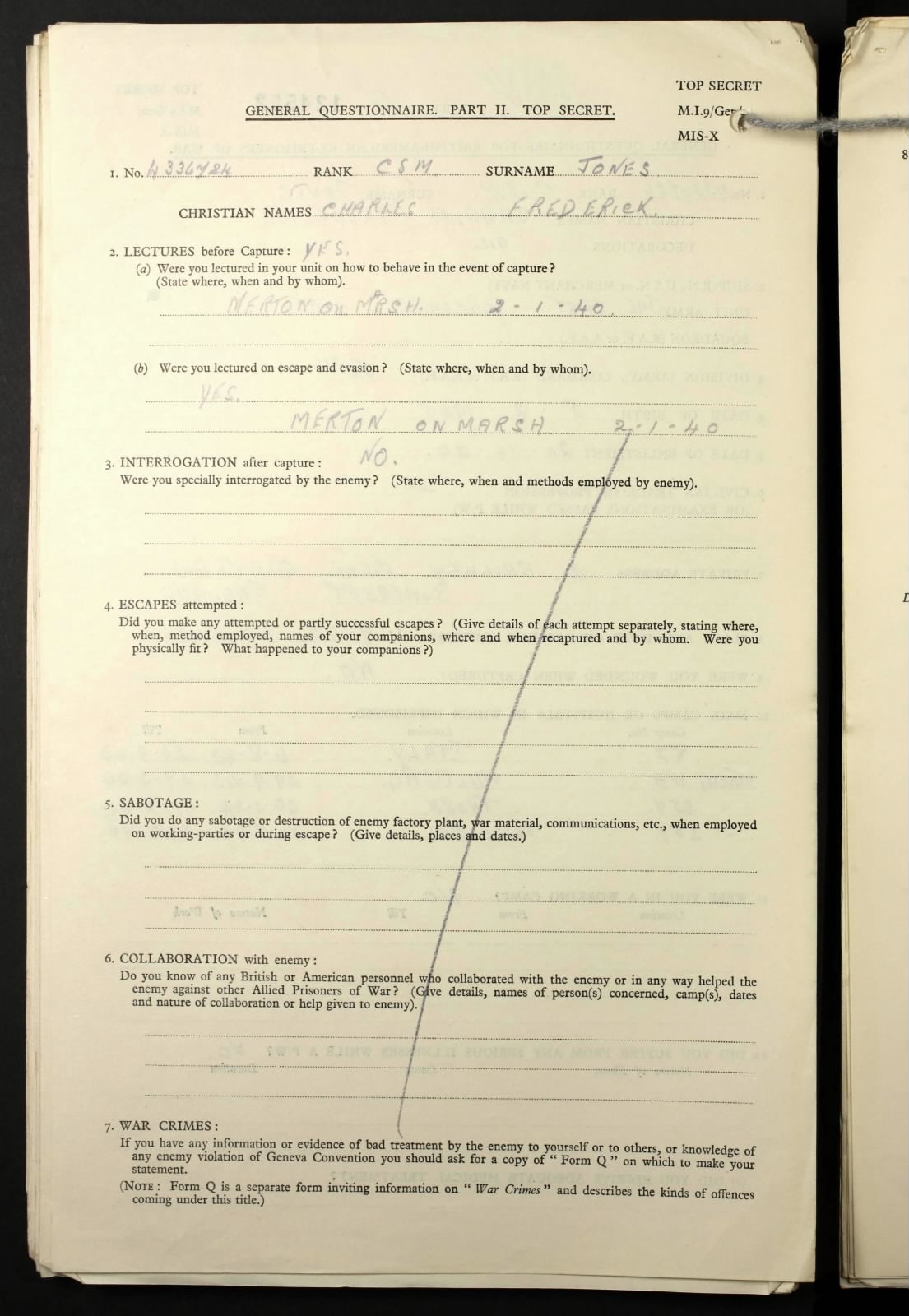 East Yorkshire Regiment POW North Africa 1942 WW2 Medal Group Long Service Company Sergeant Major