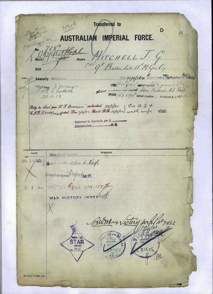 Husband & Wife from Scotland WW2 Australian Service Medals WIA WW1 9th AIF BWM