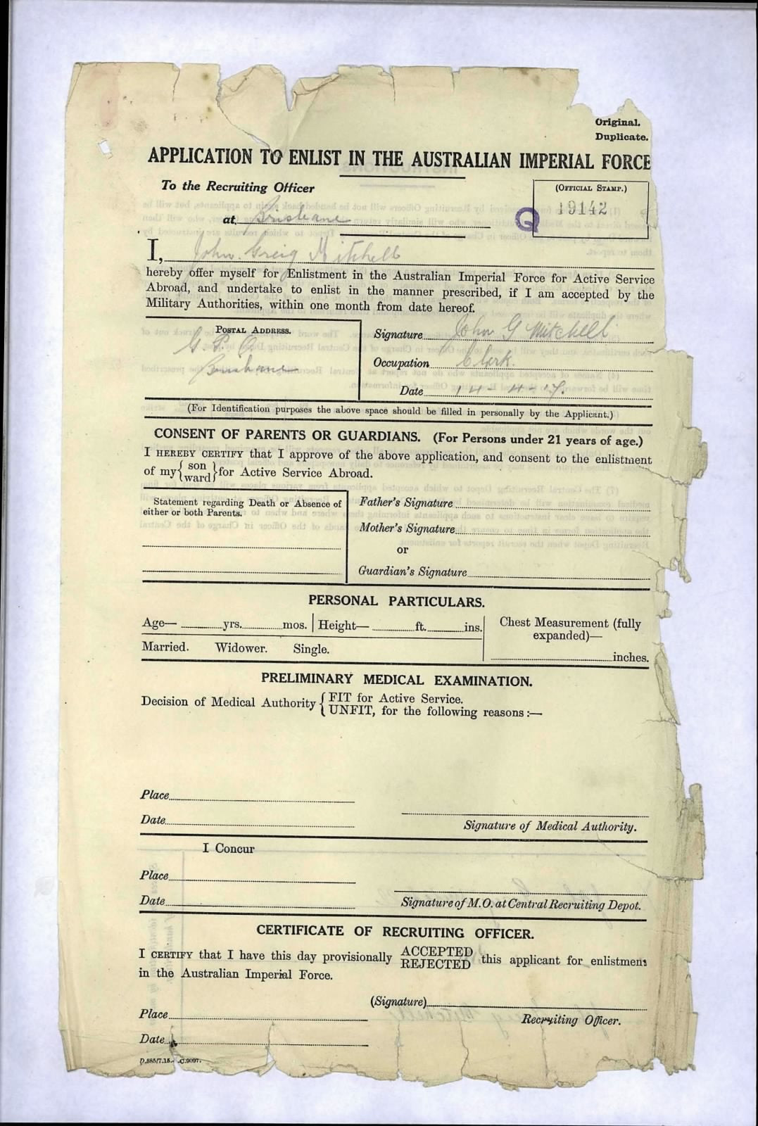 Husband & Wife from Scotland WW2 Australian Service Medals WIA WW1 9th AIF BWM