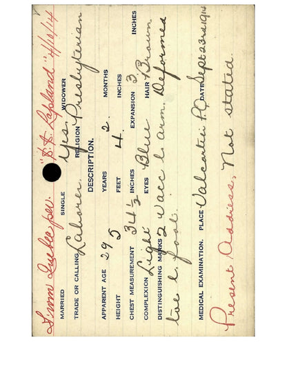 5th Canadian Infantry KIA by Sniper 1915 British War Medal WW1 Paisley Scotland