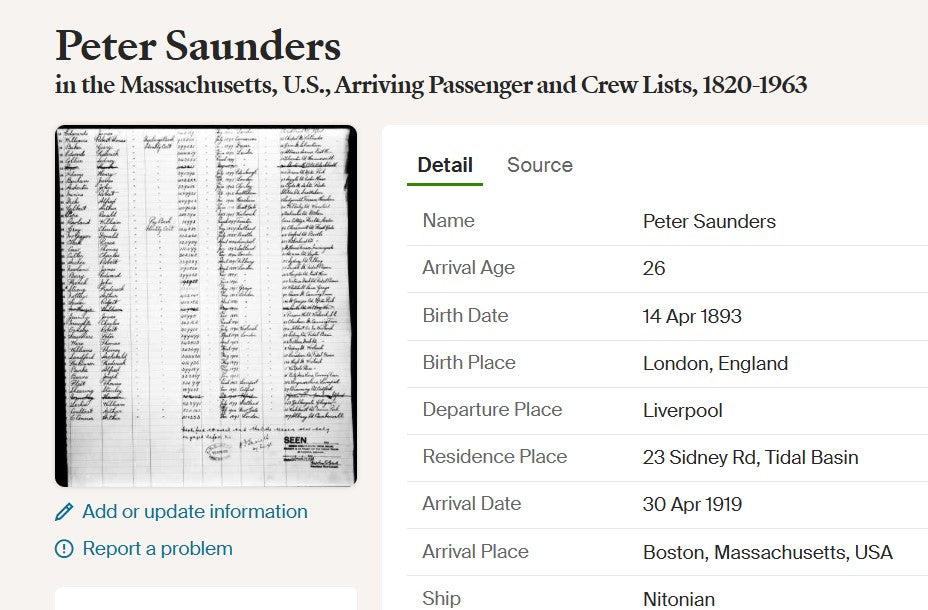 Mercantile Marine WW1 British Medal Pair Peter SAUNDERS Fireman From London