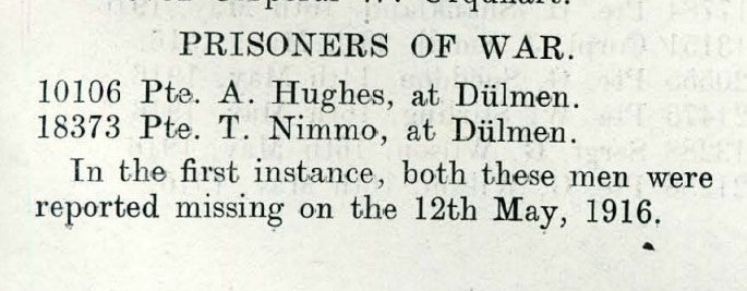 6th Cameron Highlanders POW 1916 British WW1 Medal Trio L/Cpl. Nimmo Edinburgh