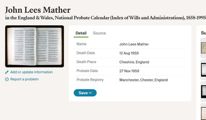 Army Service Corps Officer – 2nd Lieutenant J. L. Mather – WW1 Victory Medal - From Chorlton-cum-Hardy, Manchester