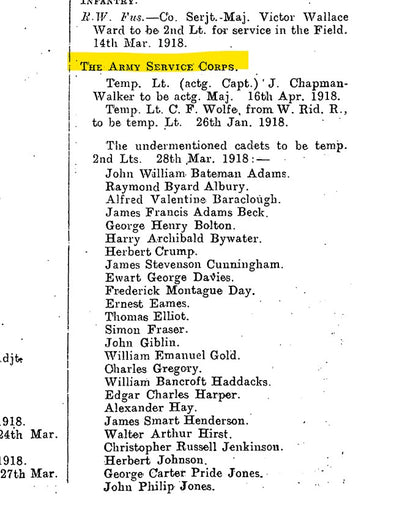 Army Service Corps Officer – 2nd Lieutenant J. L. Mather – WW1 Victory Medal - From Chorlton-cum-Hardy, Manchester