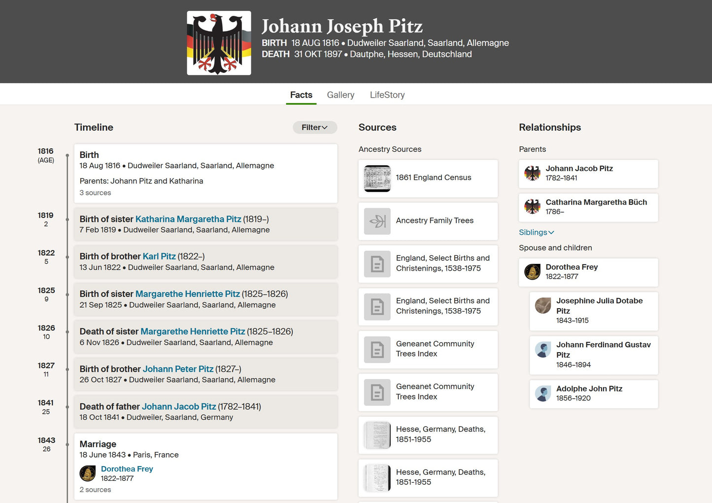 Royal Navy - HMS Prince of Wales - Whitechapel - German Grandfather - WW1 Victory Medal