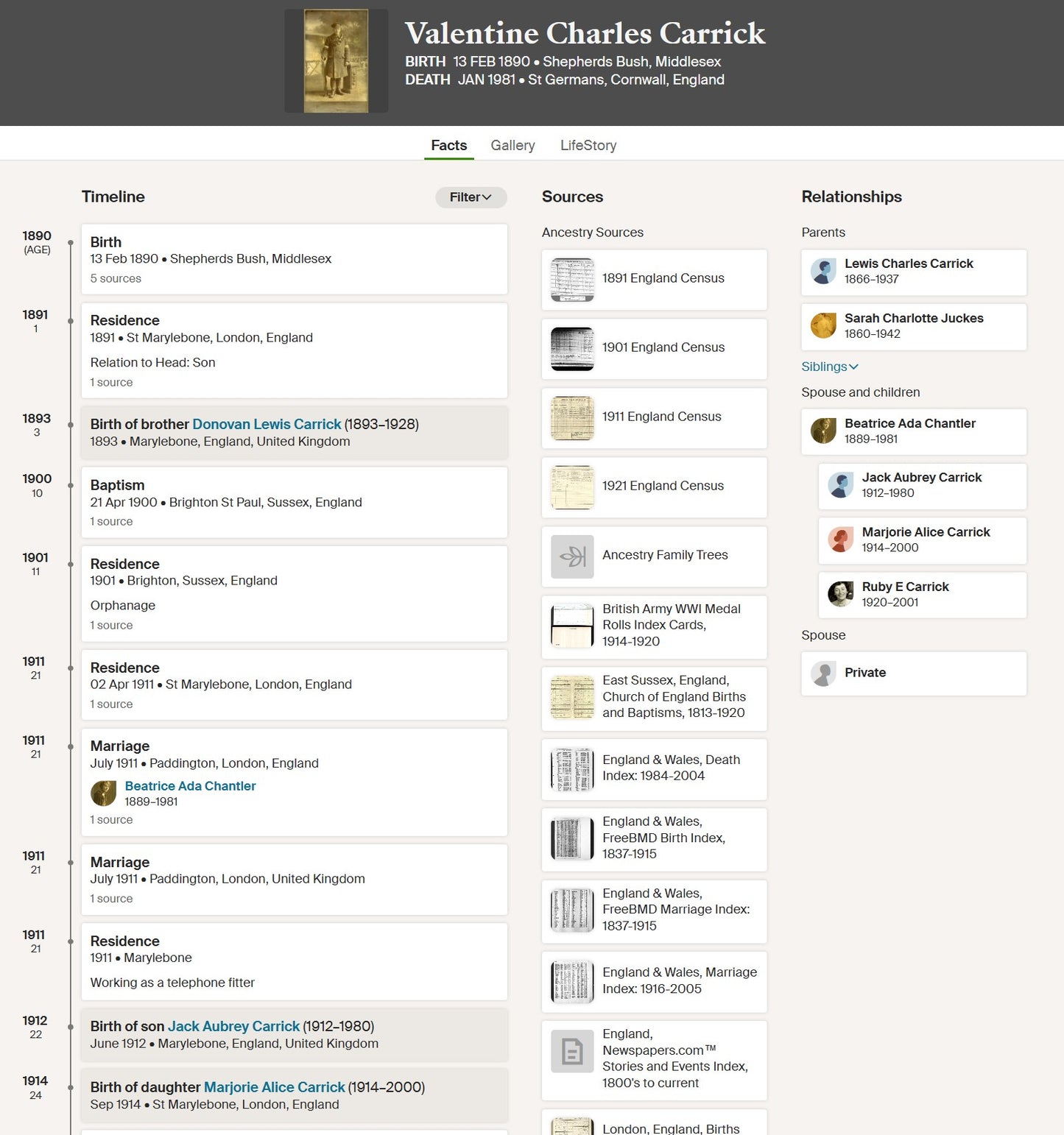 Royal Engineers 1st Army HQ Sig. Coy. - 1914 Mons Star Victory Medal - Shepherds Bush