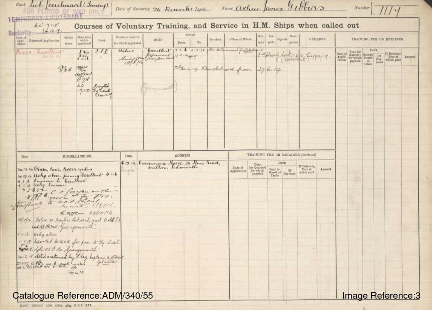 Royal Naval Reserve Officer - WW1 Victory Medal - From Ballywalter, Northern Ireland