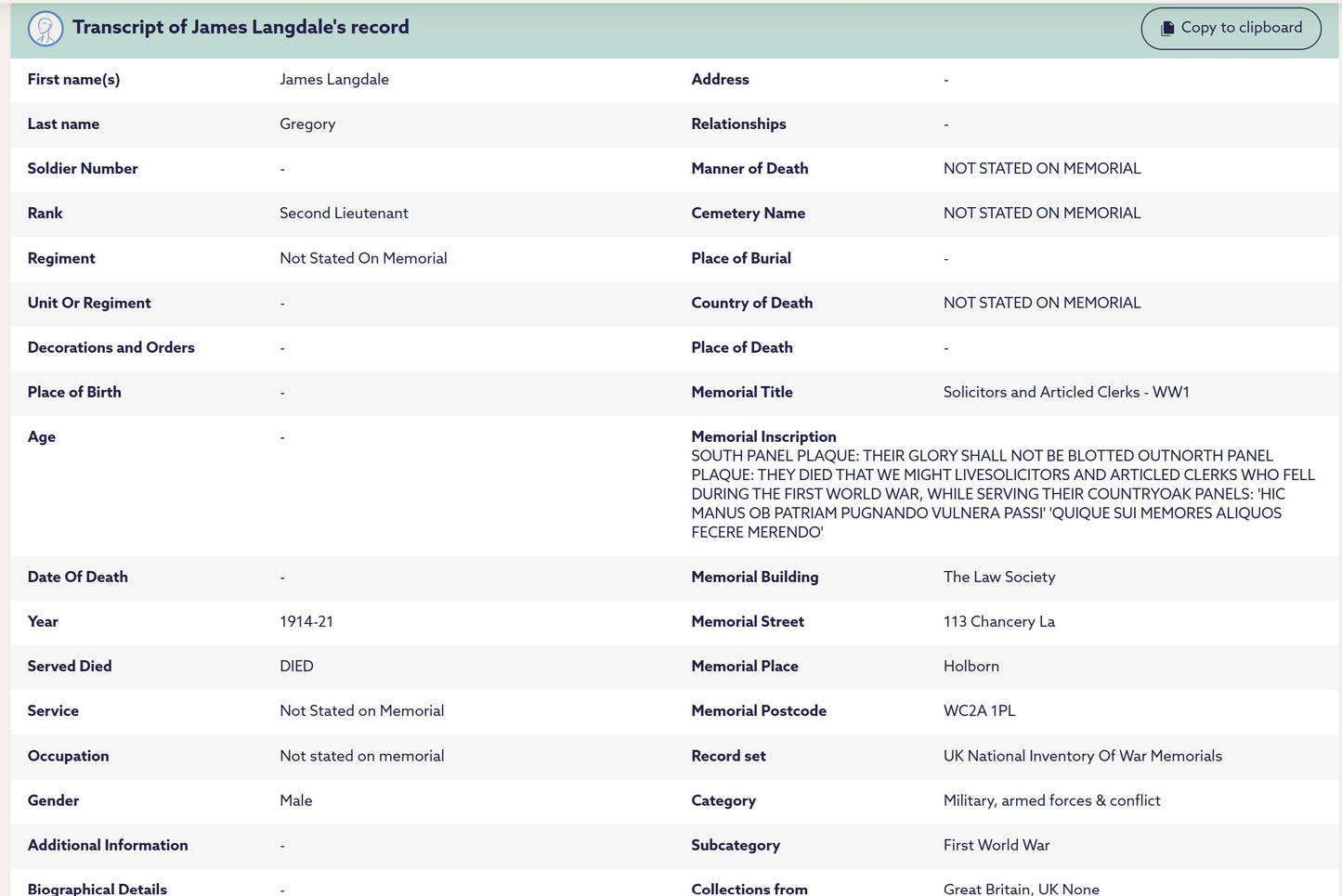 Yorkshire Regiment Officer - Killed in Action Ypres 1917 - Attd RE - WW1 Victory Medal - From Bradford