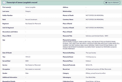 Yorkshire Regiment Officer - Killed in Action Ypres 1917 - Attd RE - WW1 Victory Medal - From Bradford