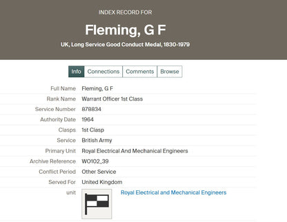 Royal Artillery (London Welsh) WIA Air Raid Orkney 1941 LSGC Medal REME WW2