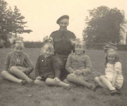 Royal Sussex Regiment WW2 British Medal Group Territorial from Eastbourne Photos