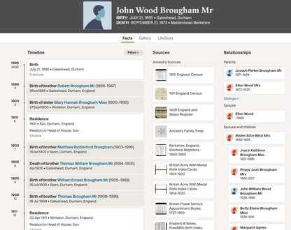 15th Durham Light Infantry - Wounded in Action - WW1 Medal Trio - South Lancashire Regt - Rowlands Gill