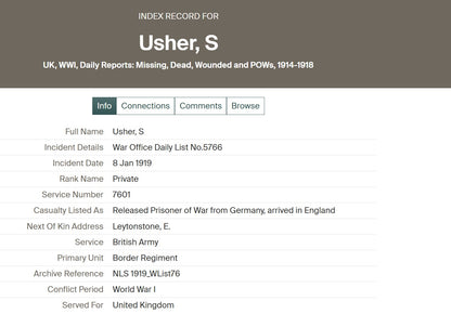 Border Regiment - POW Ypres 1914 - WW1 1914 Mons Star Medal Group - Fire Guard WW2 – From London