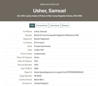 Border Regiment - POW Ypres 1914 - WW1 1914 Mons Star Medal Group - Fire Guard WW2 – From London