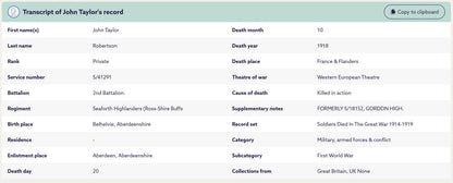 2nd Bn. Seaforth Highlanders - Killed in Action 1918 - WW1 Medal Pair - Late Gordon Highlanders - From Belhelvie, Aberdeen