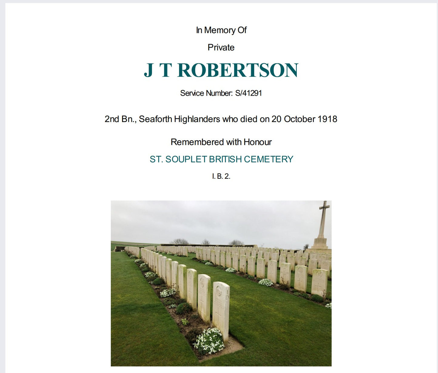 2nd Bn. Seaforth Highlanders - Killed in Action 1918 - WW1 Medal Pair - Late Gordon Highlanders - From Belhelvie, Aberdeen