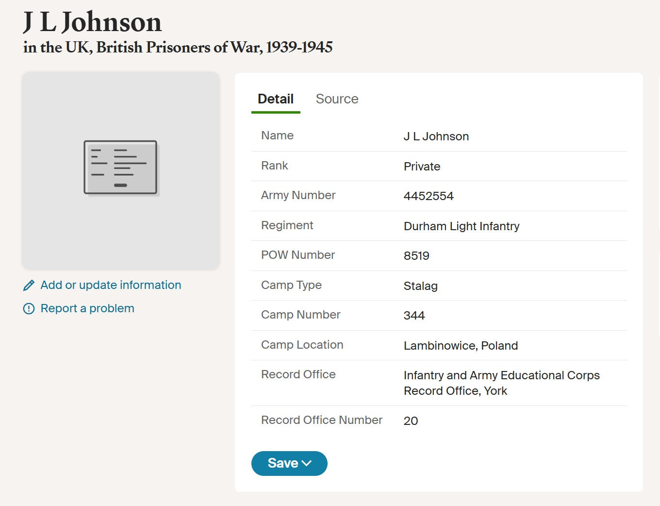 Durham Light Infantry Prisoner of War 1940 POW British WW2 Medal Group Co Durham