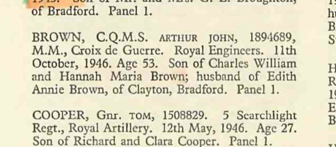 455th (1st West Riding) Field Company, Royal Engineers - WW1 Military Medal Group French Croix de Guerre - WW2 Service Died in Service 1946 - Saltaire