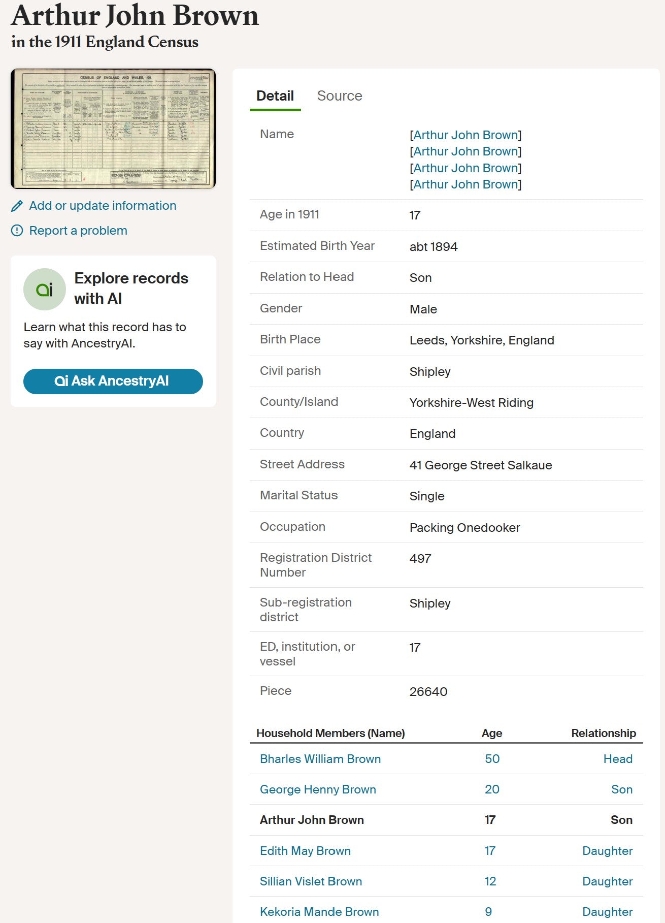 455th (1st West Riding) Field Company, Royal Engineers - WW1 Military Medal Group French Croix de Guerre - WW2 Service Died in Service 1946 - Saltaire