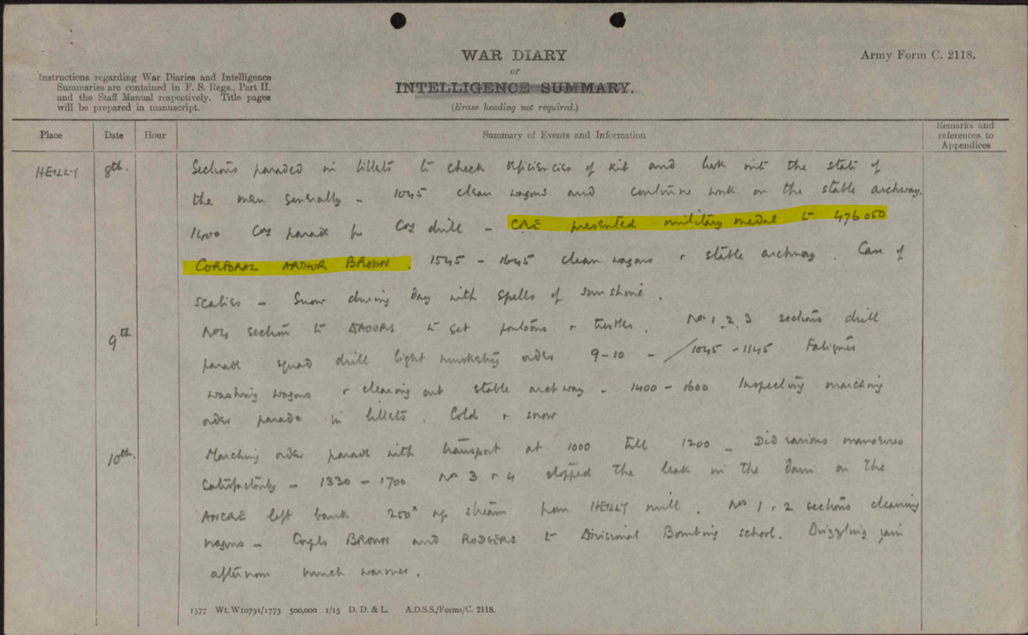 455th (1st West Riding) Field Company, Royal Engineers - WW1 Military Medal Group French Croix de Guerre - WW2 Service Died in Service 1946 - Saltaire