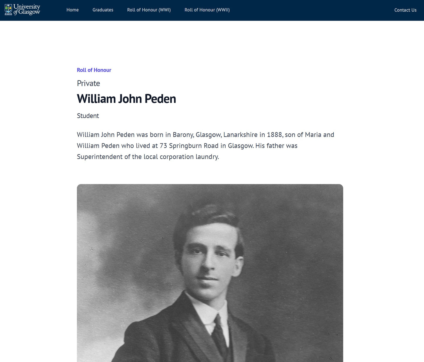 Cameron Highlanders Died 1917 British War Medal WW1 Glasgow University Lovat Scouts