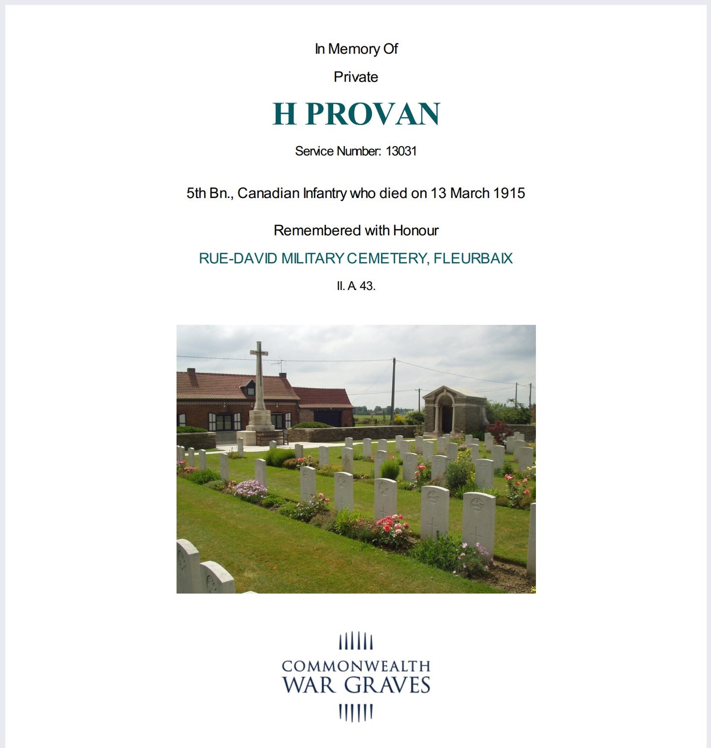 5th Canadian Infantry KIA by Sniper 1915 British War Medal WW1 Paisley Scotland