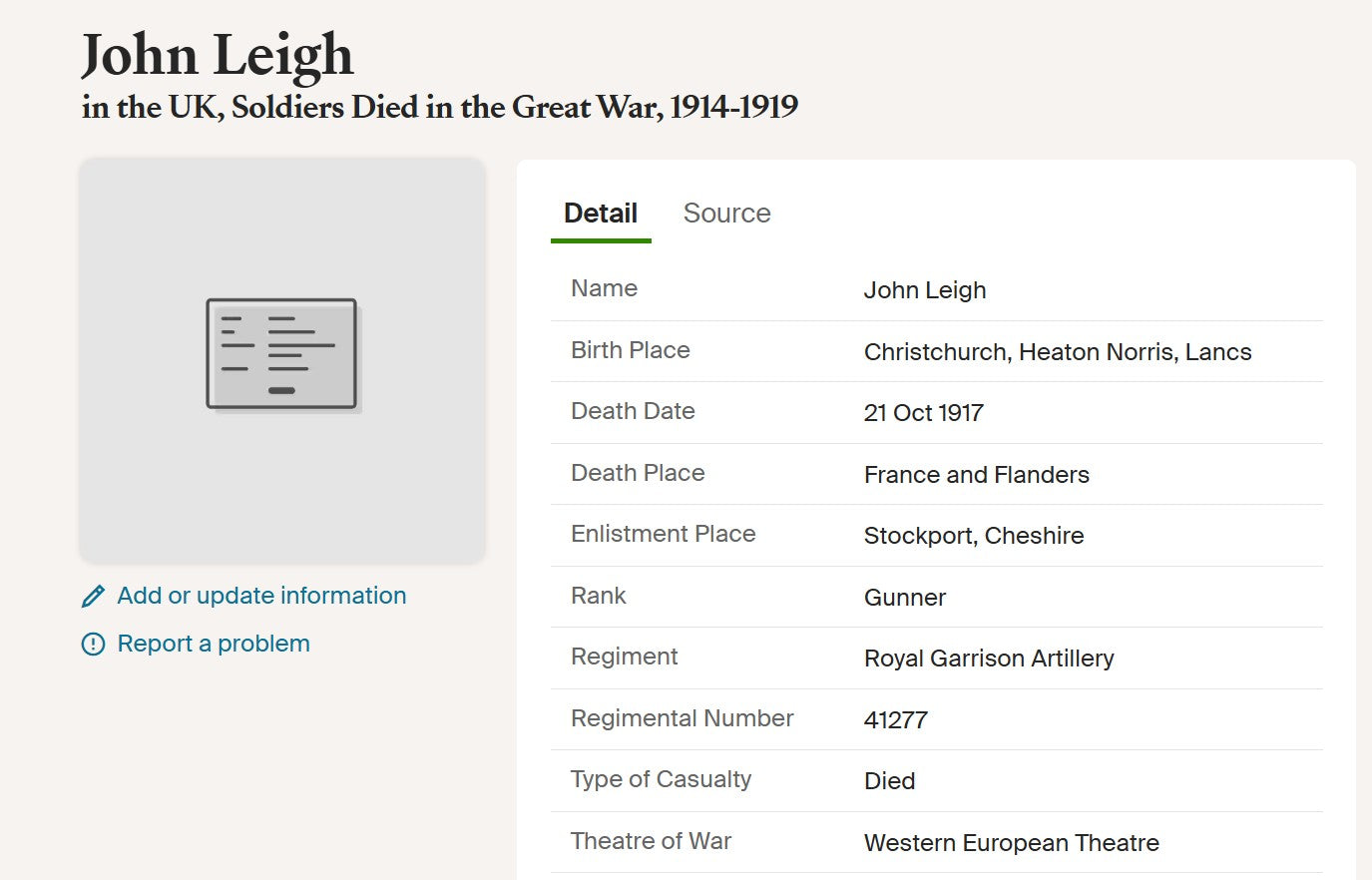 Royal Garrison Artillery Died of Wounds 1917 British WW1 Medal Trio Stockport