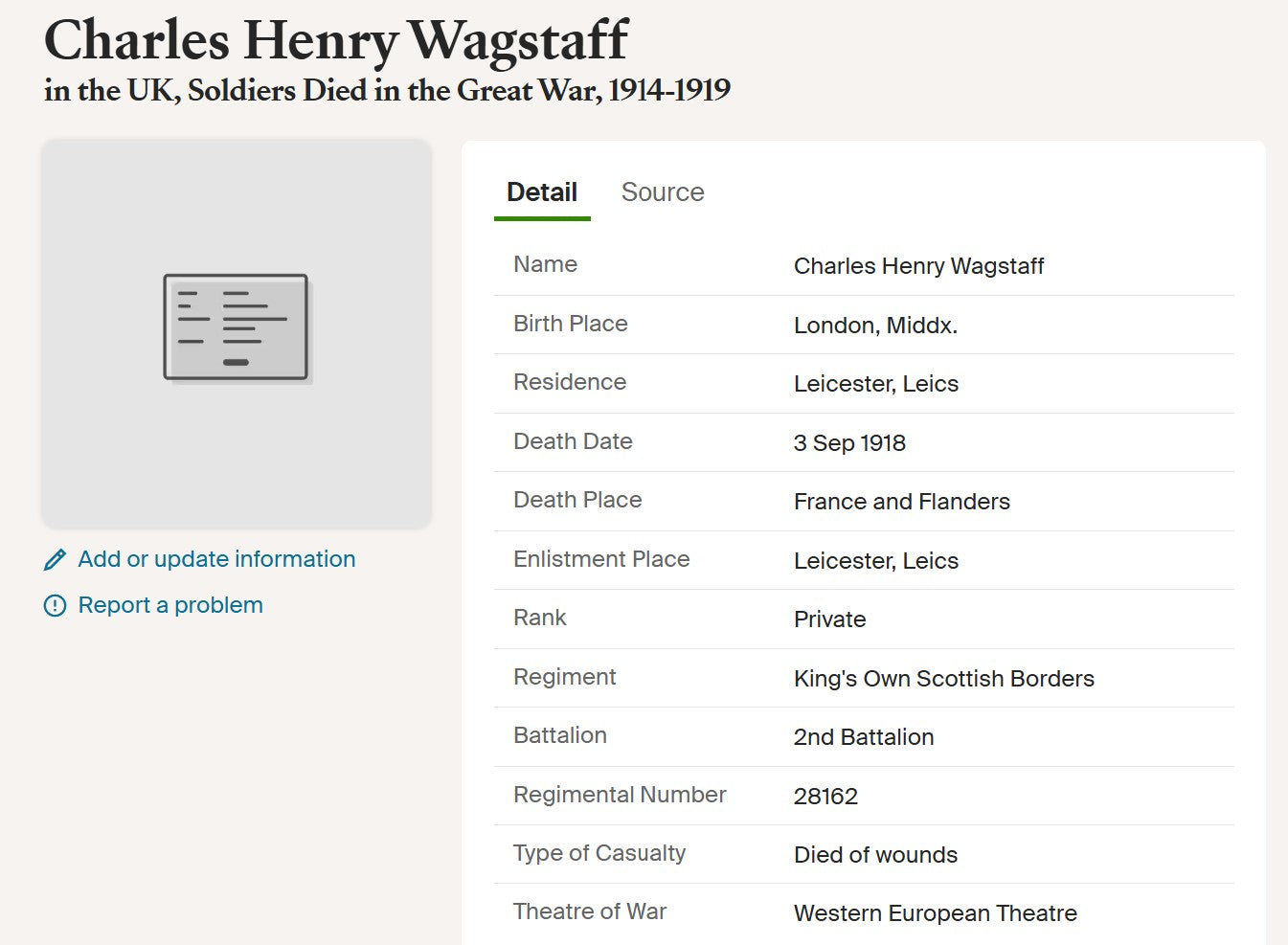 King's Own Scottish Borderers Died Wounds 1918 British Medal Pair WW1 Leicester