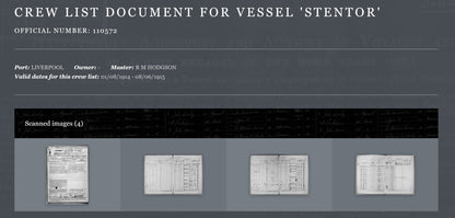Mercantile Marine WW1 British Medal Pair CAPTAIN HODGSON Royal Commendation
