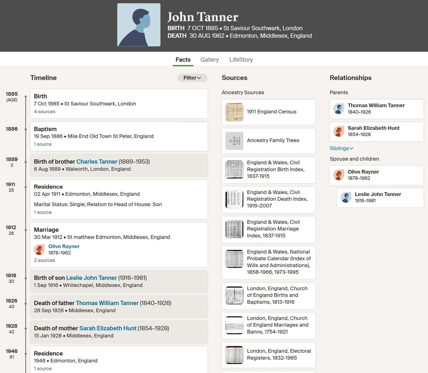 Mercantile Marine WW1 British Medal Pair TANNER Quartermaster & A.B. Edmonton