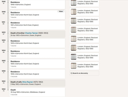 Mercantile Marine WW1 British Medal Pair TANNER Quartermaster & A.B. Edmonton