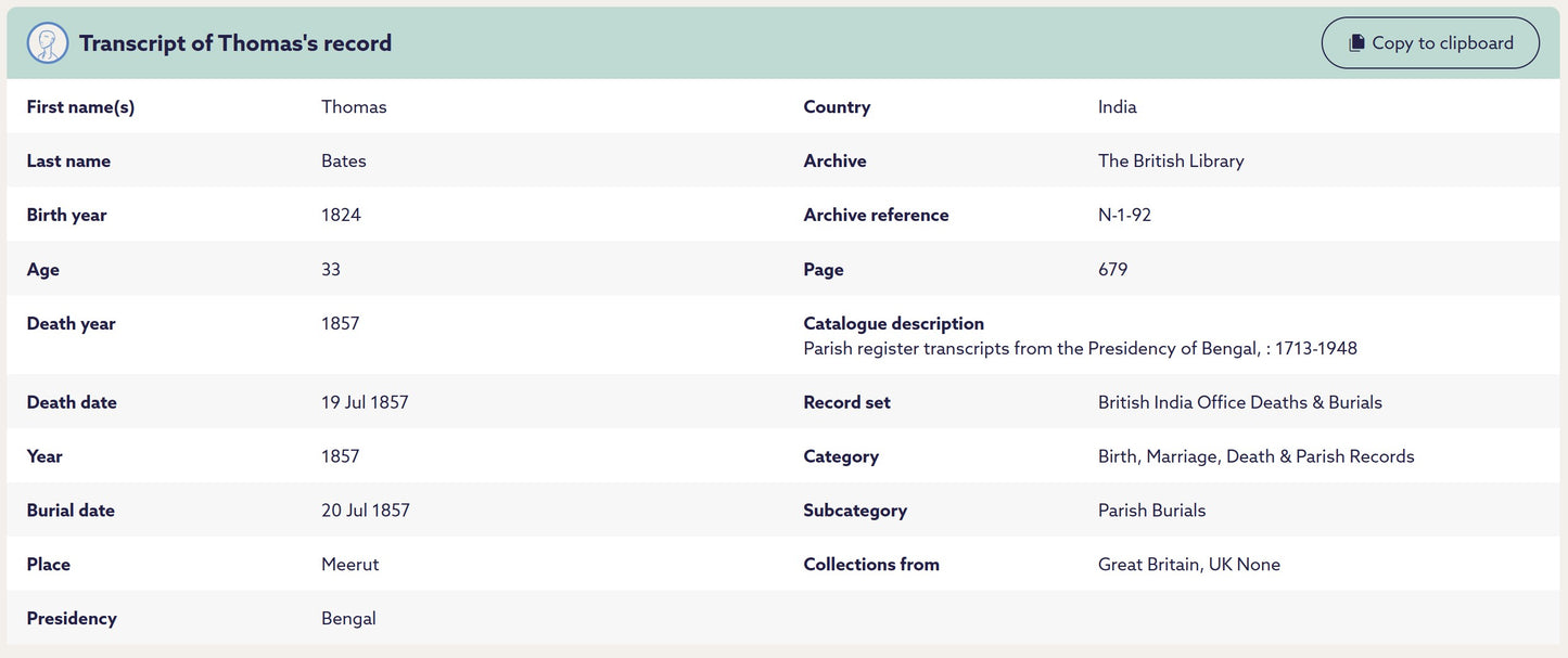 Indian Mutiny Medal 75th Stirlingshire Regiment DIED OF WOUNDS AT DELHI 1857