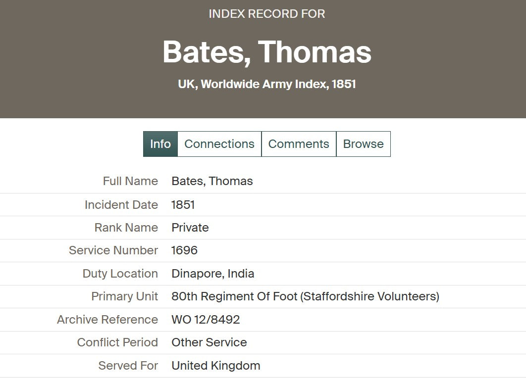 Indian Mutiny Medal 75th Stirlingshire Regiment DIED OF WOUNDS AT DELHI 1857