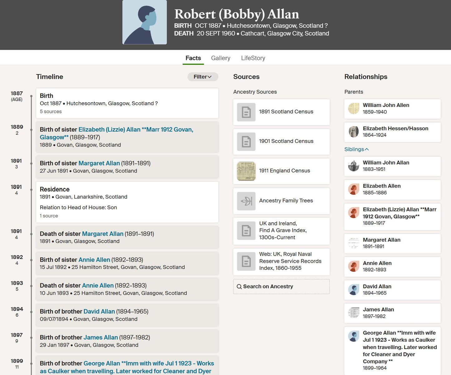 Royal Naval Reserve WW1 Medal Trio Cameronians Scottish Rifles WW2 from Glasgow