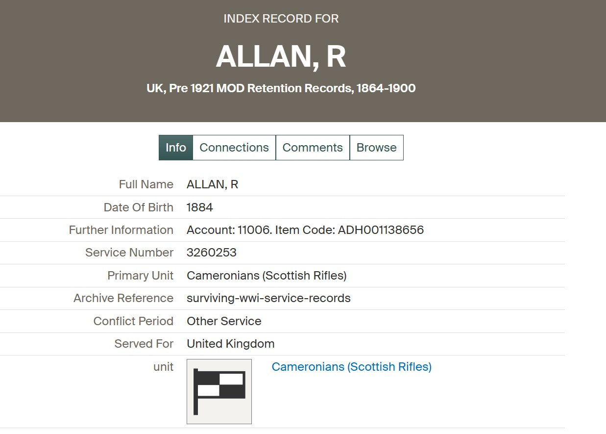 Royal Naval Reserve WW1 Medal Trio Cameronians Scottish Rifles WW2 from Glasgow