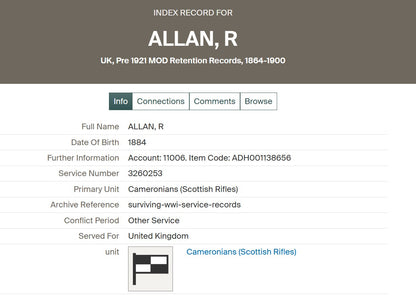 Royal Naval Reserve WW1 Medal Trio Cameronians Scottish Rifles WW2 from Glasgow