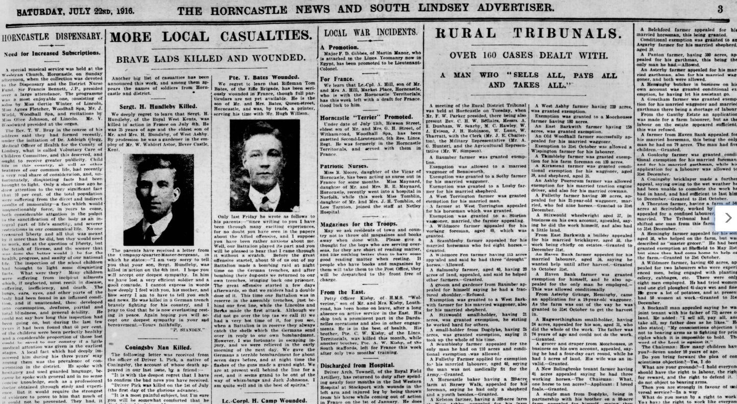 Rifle Brigade KIA 1916 WW1 British Medal Trio Bates from Horncastle Lincolnshire