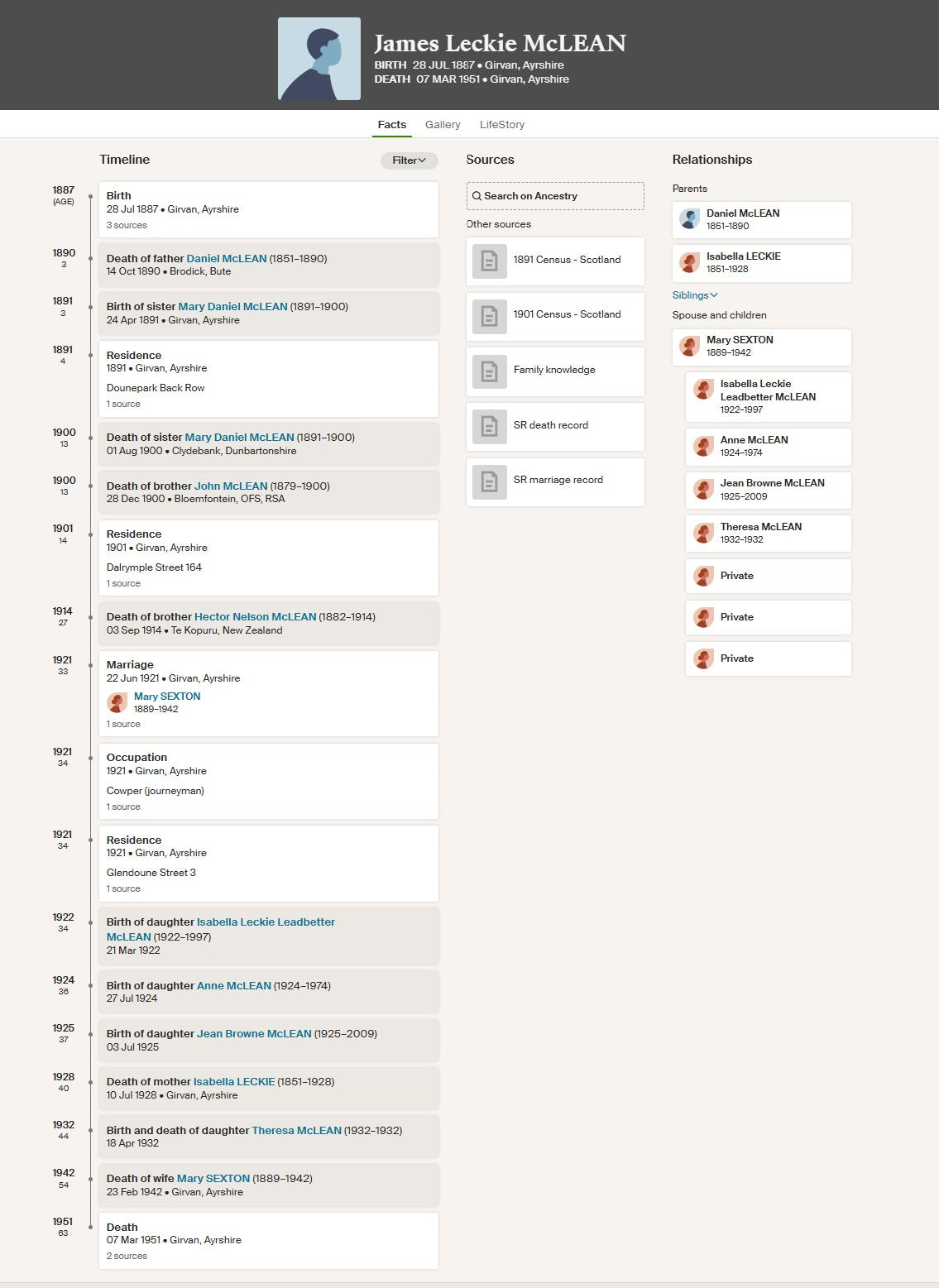 Cameron Highlanders PIPER WW1 Medal Trio 1914 Christmas Tin from Girvan, Ayr