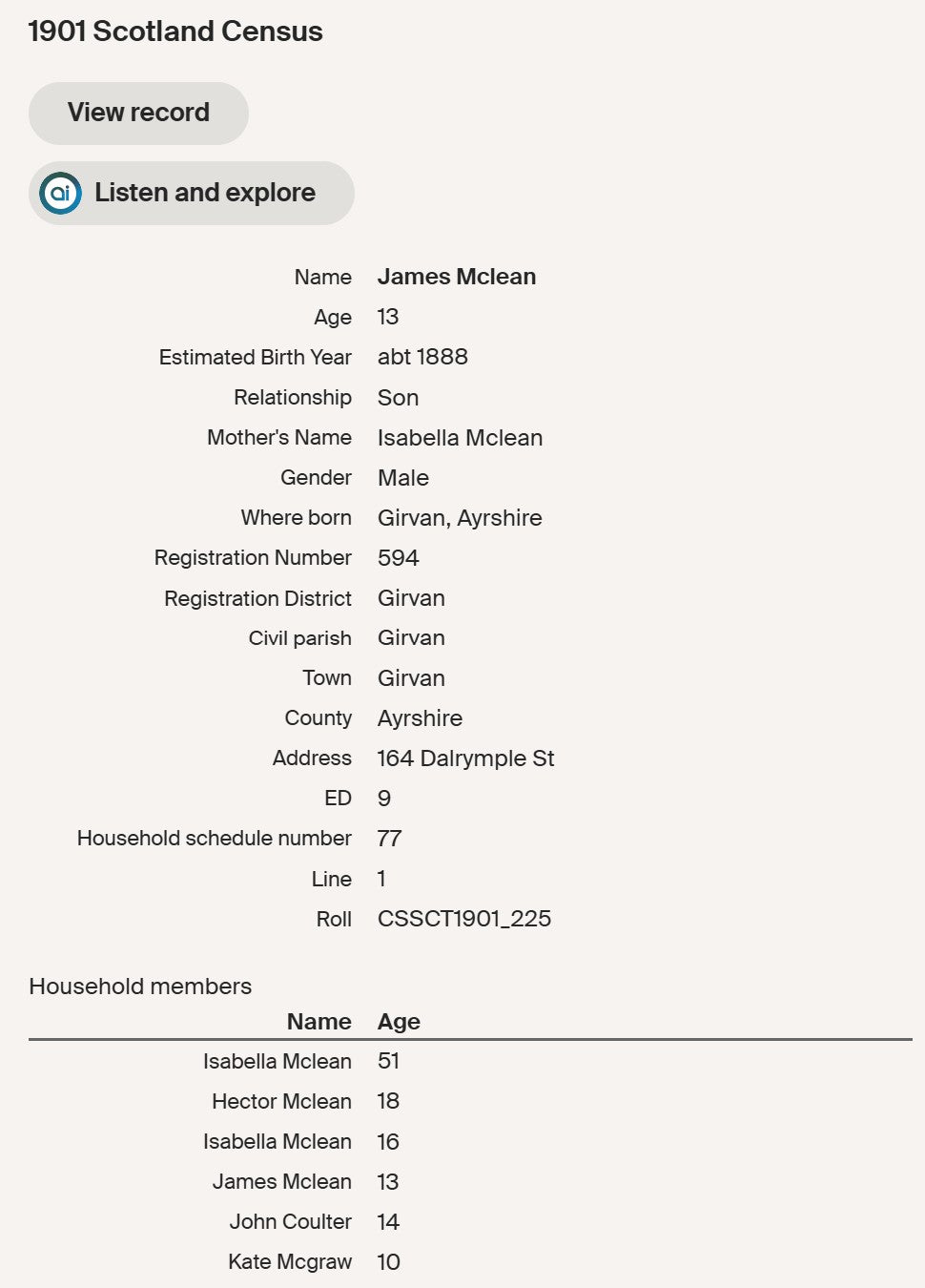 Cameron Highlanders PIPER WW1 Medal Trio 1914 Christmas Tin from Girvan, Ayr