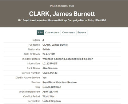 Brothers: Nelson Bn. Royal Naval Div. KIA Arras 1917 WW1 Medal Pair Scots Guards