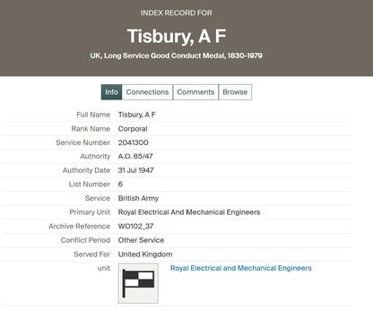 Royal Electrical and Mechanical Engineers WIA 1945 WW2 British Medal Group REME
