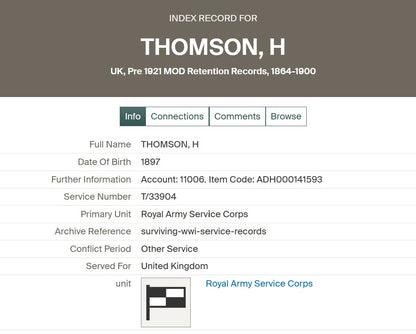 4th Cameron Highlanders x5 WIA 1914-15 Star Medal WW1 LSGC 1936 Inverness