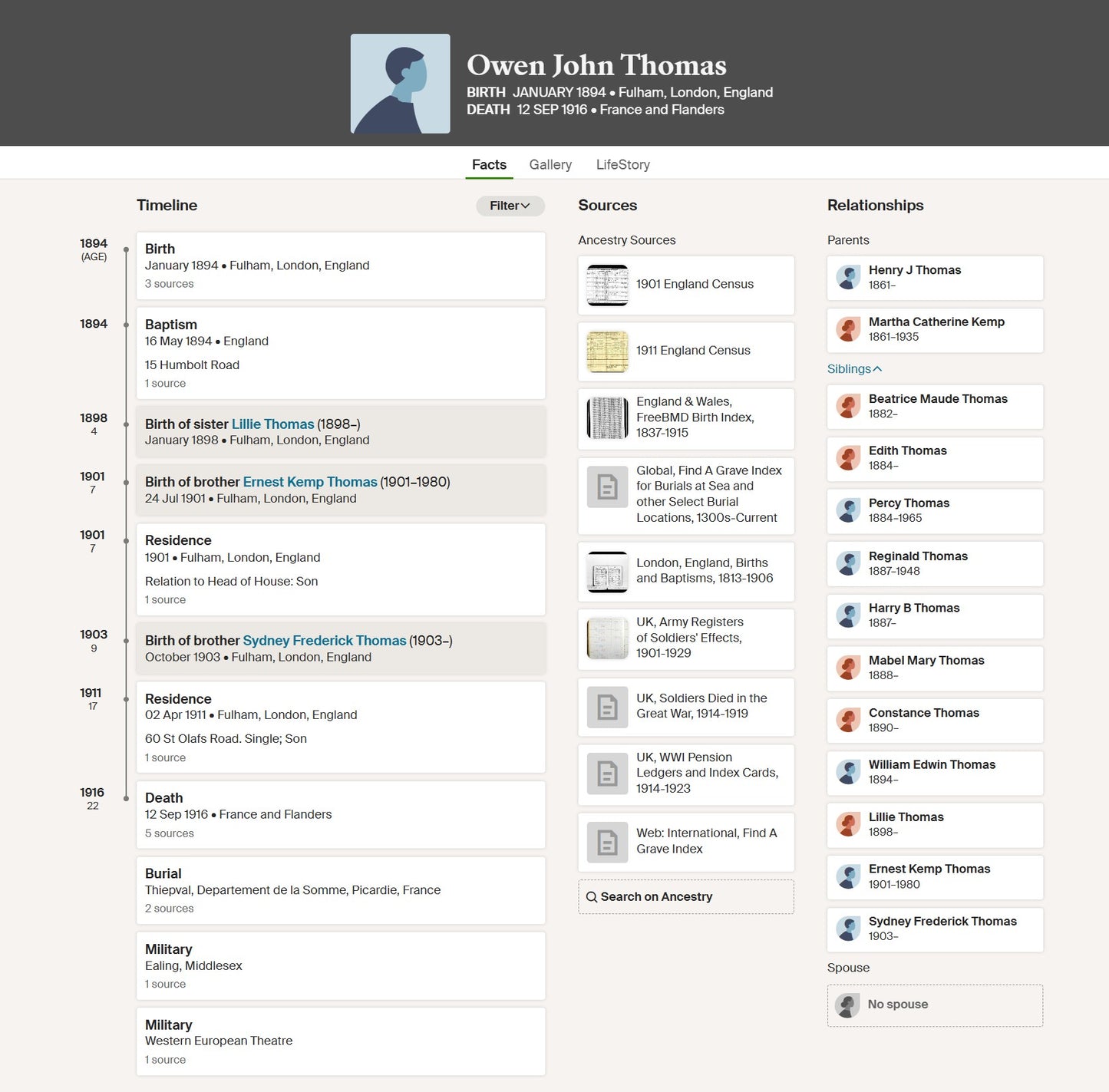 8th Middlesex Regiment KIA Somme 1916 Served Egypt WW1 Medal Trio from Fulham