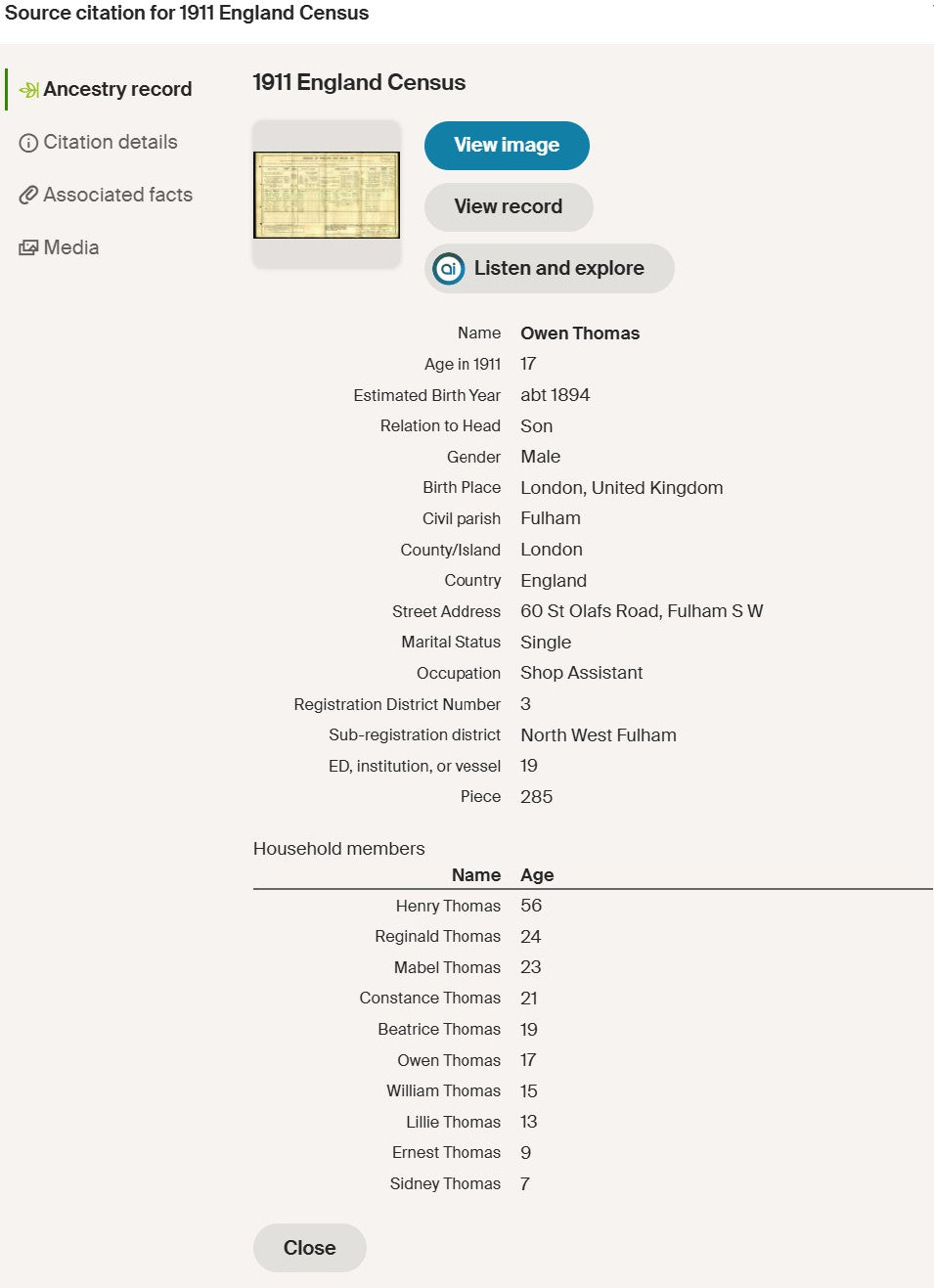 8th Middlesex Regiment KIA Somme 1916 Served Egypt WW1 Medal Trio from Fulham