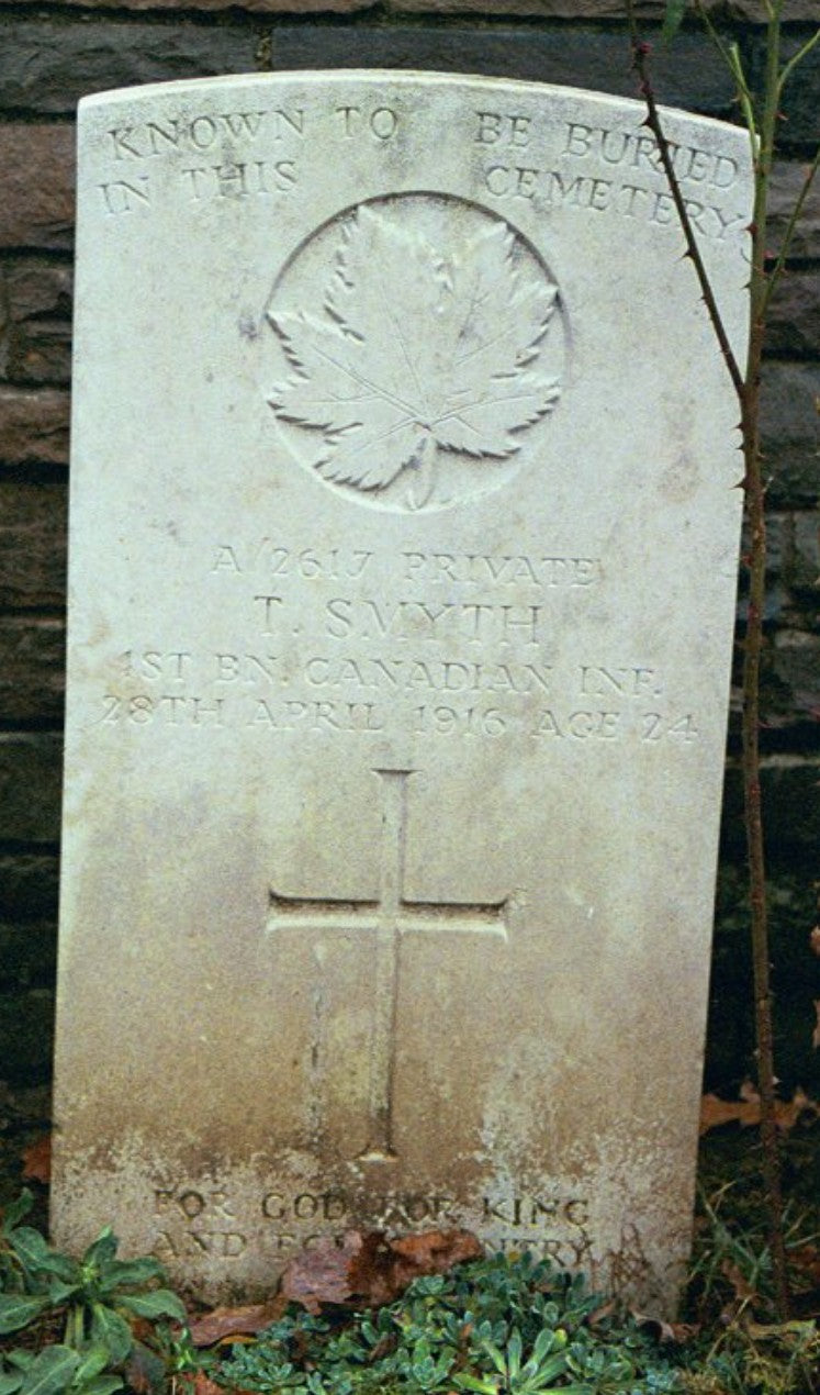 1st Bn Canadian Expeditionary Force KIA 1916 CEF WW1 1914-15 Star Medal Hebburn