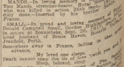 Gordon Highlanders KIA 1917 late 6th Black Watch WW1 British War Medal got TFEM