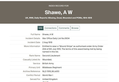 Middlesex Regiment Officer x2 WIA WW1 Medal Group WW2 RASC Lupus St London Shawe