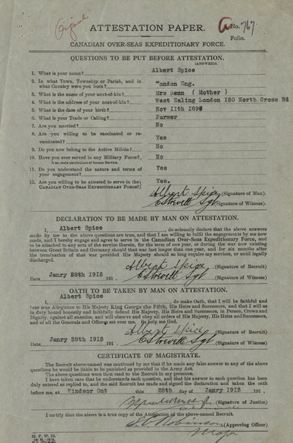 1st Canadian Expeditionary Force Died 1916 CEF WW1 1914-15 Star Medal Home Child