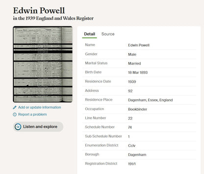 Royal Engineers Territorial Efficiency Medal Group WW1 Powell from Limehouse