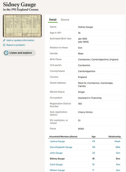 Hood Bn Royal Naval Division POW 1918 Medal Pair WW1 Comberton, Cambridgeshire